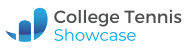 uniexperts college tennis showcase logo